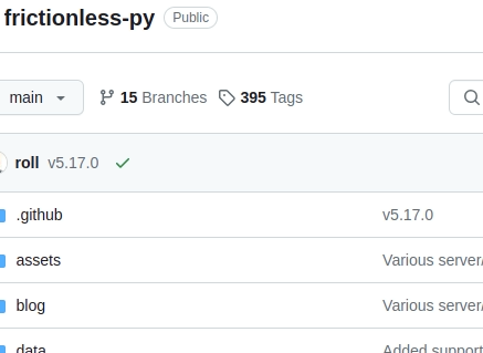 Frictionless Py