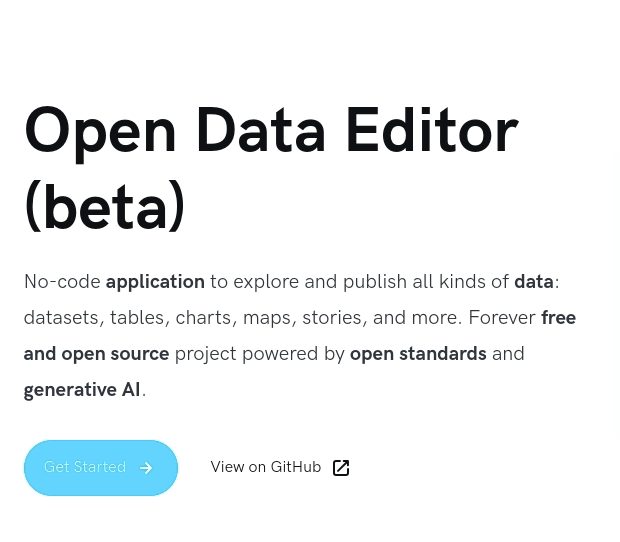 OpenData Editor